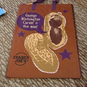 Trader Joe's Peanut Design Tote Bag